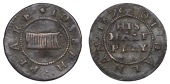 17th Century Tokens, Dalham, Joseph Peake, Halfpenny, 1670, 0.98g/12h (N 4315; BW. 107). Good fine, scarce; the only...