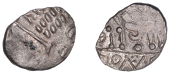 British Iron Age, DUROTRIGES, Uninscribed issues, billon Stater, Omo type, devolved head of Apollo comprising...