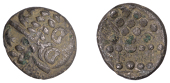 British Iron Age, DUROTRIGES, Uninscribed issues, silver Stater, Turf Cutter/Cranborne Chase type, devolved head of...