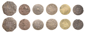 17th Century Tokens, Ipswich, John Burrough, Farthing, 1.17g/6h (N 4362; BW. 165); Thomas Burrough, Farthing,...
