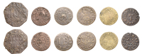 17th Century Tokens, Ipswich, John Burrough, Farthing, 1.17g/6h (N 4362; BW. 165); Thomas Burrough, Farthing,...