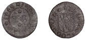 17th Century Tokens, Mendham, Thomas Goodwin, Farthing, 1664, 0.84g/6h (N 4416; D 242A/BW. Norfolk 106). About fine;...