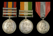 Three: Private G. E. Jenkins, South Wales Borderers

Queen’s South Africa 1899-1902, 3 clasps, Cape Colony,...