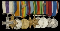 A good and well-documented Great War 1918 Western Front Fighter Ace’s M.C. group of ten awarded to S.E.5a and...