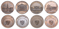 18th Century Tokens, WARWICKSHIRE, Birmingham, Kempson’s Buildings, Halfpence (2), Free School, 13.47g/6h (DH...