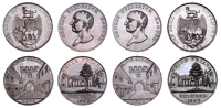 18th Century Tokens, WARWICKSHIRE, Coventry, Kempson’s Churches, Halfpence, 1797 (2), both White Friars, 13.20g/6h...