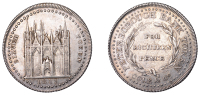 19th Century Tokens, Northamptonshire, Peterborough, Cole & Co, Eighteen Pence, 1811, elevation of Cathedral, rev....