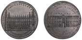 CAMBRIDGESHIRE, Cambridge, David Hood, Penny, 1796, King’s College Chapel, rev. west elevation of King’s College...