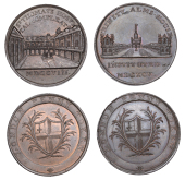 LONDON, Kempson’s London Buildings, Pennies (2), both type 2 with rev. die london penny token, obvs. St Thomas’s...