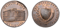 LONDON, Tower Hill, Prattent’s London and Westminster series, Penny, 1797, type 1, Trinity House, rev. arms...