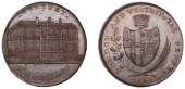 LONDON, Whitehall, Prattent’s London and Westminster series, Penny, 1797, type 3, Treasury, rev. City arms, cap of...
