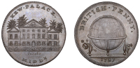 SURREY, Kew, Skidmore’s Globe series, Penny, 1797, Kew Palace, rev. globe, edge i promise to pay on demand the...
