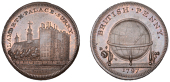 SURREY, Lambeth, Skidmore’s Globe series, Penny, Lambeth Palace, rev. globe, edge i promise to pay on demand the...