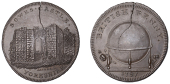 YORKSHIRE, Bowes, Skidmore’s Globe series, Penny, remains of Bowes Castle, rev. globe, edge i promise to pay on...