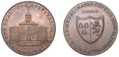 LONDON, St Pancras, Skidmore’s Clerkenwell series, Penny, Smallpox Hospital, St Pancras, rev. fictitious arms,...