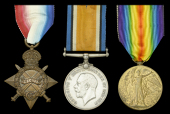 Three: Lieutenant J. R. Simmonds, South Wales Borderers

1914-15 Star (Lieut. J. R. Simmonds. S. Wales Bord.);...