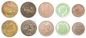 WARWICKSHIRE, Alcester, Alcester CSL, 2 Shillings (R 7); Bidford-on-Avon, Bidford CSL, Halfcrown (R 7); Coventry,...