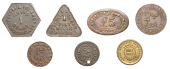 HAMPSHIRE, Aldershot, Aldershot District ICS, 1lb Loaf (R 5), 2lb Loaf (R 6); Alton, Alton ICSL, Half-Sovereign (R...