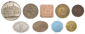 LEICESTERSHIRE, Ashby-de-la-Zouch, Ashby-de-la-Zouch CSL, Bread, stamped a (R 11a); Barwell, Barwell & District CSL,...