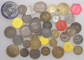 YORKSHIRE, Barnsley, Barnsley British CS, Club Change, Penny, hexagonal red plastic, 25mm (R –), Trading Club,...