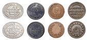 HERTFORDSHIRE, Berkhamstead, Berkhamstead CSL, bronze 10 Shillings, 21mm (R –); Croxley Green, Croxley CS, Cheap...