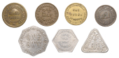 STAFFORDSHIRE, Butt Lane, Butt Lane CSL, Bread, stamped 8 (R 15ff); Leek, Leek Industrial CSL, Pound (R 10), Leek &...