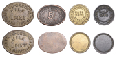 SOMERSET, Bath, Bath City CS, Half-Sovereign (R 13; Minnitt/Young 21), Bath CSL, Milk 1 Pint (R 30; MY 33);...