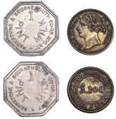 DORSET, Evershot, Evershot & District CSL, Pound (R 11; Young 45); Parkstone, Parkstone & Bournemouth CSL, octagonal...