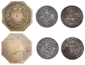 SHROPSHIRE, Ironbridge, Ironbridge & Coalbrookdale ICSL, Sixpence (R 5), Ironbridge & Coalbrookdale CS, Half...