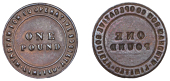 CUMBERLAND, Broughton Moor, Wyndham Row CSL, Pound (R 10; Farthing 13.245). Very fine	 £10-£15