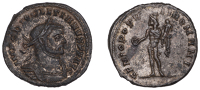 Diocletian under Maximianus, Follis (AE1), London, 300-305, laureate and cuirassed bust right, imp c diocletianvs p...