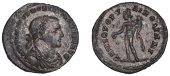 Maximinus II as Caesar under Constantius I, Follis (AE1), London, 305-307, laureate, draped and cuirassed bust of...