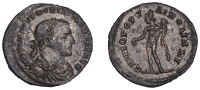 Maximinus II as Caesar under Constantius I, Follis (AE1), London, 305-307, laureate, draped and cuirassed bust of...
