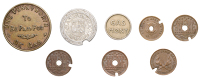 Miscellaneous Tokens and Checks, LANCASHIRE, St Helens, St Helens Corporation Gas Dept, brass Penny, 30mm; together...