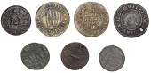 17th Century Tokens, OXFORDSHIRE, Bicester, Will Hudson, Halfpenny, 1669, 1.51g/6h (N 3594; BW. 42);...