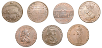 18th Century Tokens, LANCASHIRE, Lancaster, Thomas Worswick & Sons, imitation Halfpenny, 1792, 9.69g/6h (DH 31a);...