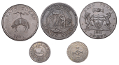 19th Century Tokens, HAMPSHIRE, Newport (I.o.W.), issuer uncertain, Sixpence, 1811, 2.17g/12h (D 28); SOMERSET,...