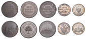 19th Century Tokens, STAFFORDSHIRE, Bilston, Samuel Fereday, First series, Penny, 1811, 18.79g/12h (W 46);...