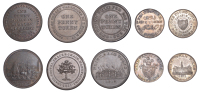 19th Century Tokens, STAFFORDSHIRE, Bilston, Samuel Fereday, First series, Penny, 1811, 18.79g/12h (W 46);...