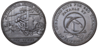 19th Century Tokens, WORCESTERSHIRE, Netherton, James Griffin & Sons, Penny, 1813, interior of Withymoor Scythe...