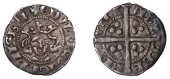 Edward I and II (1296-1318), Occupation of Berwick, Penny, Berwick-upon-Tweed, class IVc, bifoliate crown, pellet on...