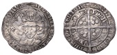 Robert III (1390-1406), Heavy coinage, Second issue, Groat, Perth, mm. cross potent, tressure of nine arcs, trefoils...
