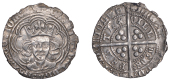 Robert III (1390-1406), Heavy coinage, Second issue, Groat, Perth, mm. cross potent, tressure of nine arcs, trefoils...