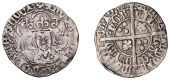 James I or II (c. 1435-40), Groat, Edinburgh, mm. cross pattée, tressure of seven arcs with fleurs on cusps, i at...