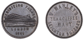 BEDFORDSHIRE, Leighton Buzzard, William Manley, 1851 (W 1990; GO 246; Allen HP-C040). About extremely fine; the only...