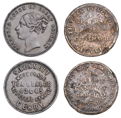 DERBYSHIRE, Derby, Samuel Bennett (W 1530); Staveley, Thomas Longworth (W 4830, the plate piece) [2]. First very...