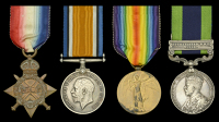 Four: Private H. Williams, 21st Lancers and Machine Gun Corps (Cavalry)

1914-15 Star (1867 Pte. H. Williams,...