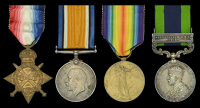 Four: Corporal R. H. Baker, 21st Lancers and Machine Gun Corps (Cavalry)

1914-15 Star (2635 Pte. R. E. Baker,...