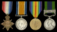 Four: Private A. Gray, 21st Lancers and Machine Gun Corps (Cavalry), who took part in the regiment’s celebrated...