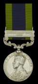 India General Service 1908-35, 1 clasp, Afghanistan N.W.F. 1919 (L-2087 Pte. J. Hawke. 21 Lrs.) minor edge nicks,...